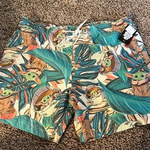 Mandalorian Disney swim trunks